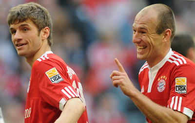 バイエルン7発 ハノーバーに快勝、ロッベン3得点