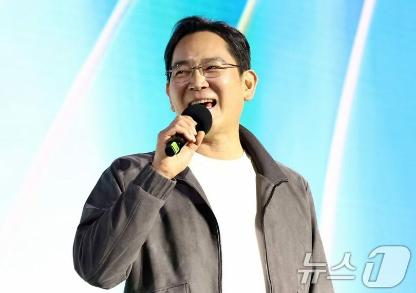 韓国サムスン電子のイ・ジェヨン（李在鎔）会長(c)news1