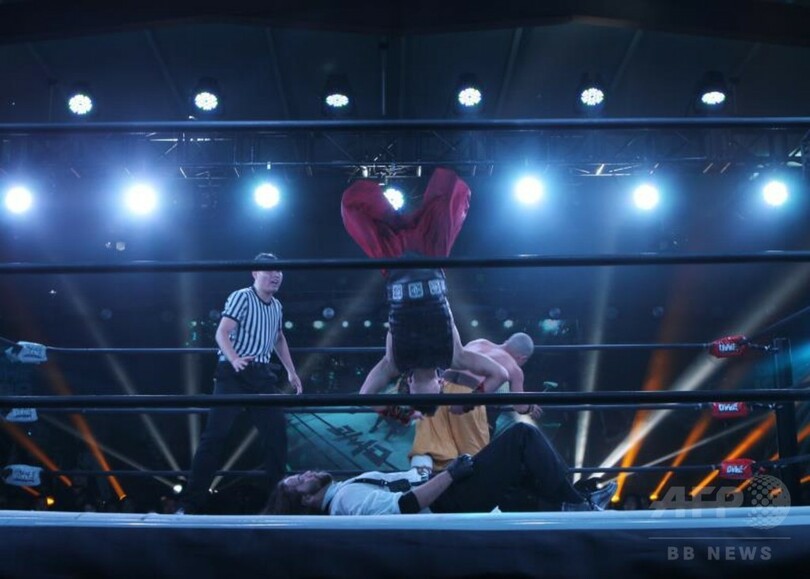 プロレス カンフー で新風を 人気レスラーcimaさん中国のプロレス団体率いる 写真4枚 国際ニュース Afpbb News