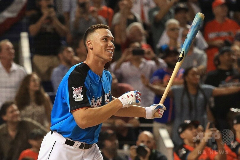 ヤンキースのジャッジが本塁打競争制す、ルーキーの優勝は史上初