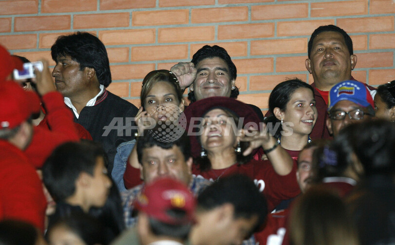 チャベス大統領 コパ・アメリカの開会式に出席