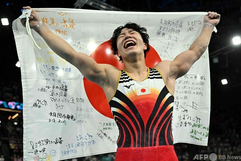 岡慎之助が体操男子個人総合で金 日本勢は五輪4連覇 橋本6位