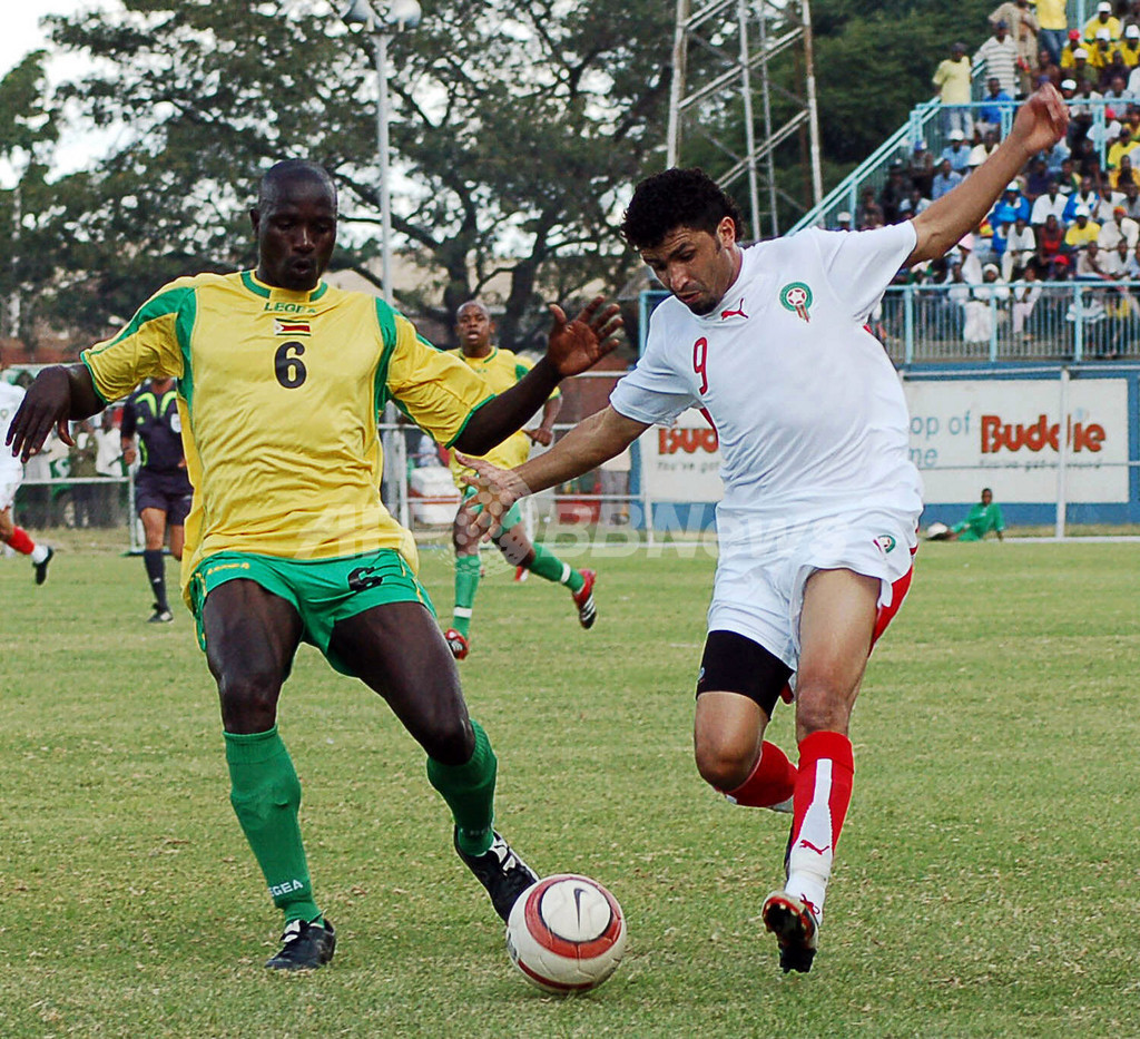 国際ニュース：AFPBB News＜サッカー アフリカ・ネイションズカップ＞ジンバブエvsモロッコは1-1のドローに終わる - ジンバブエ