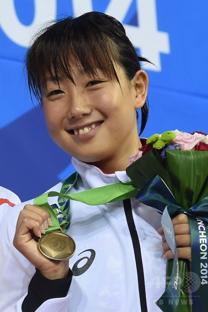 五十嵐が女子400m自由形で銅メダル、アジア大会 写真5枚 国際ニュース