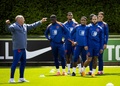サッカー欧州選手権へ向け、代表の練習施設でトレーニングに臨むオランダの選手（2024年5月29日撮影）。(c)Koen van Weel / ANP / AFP