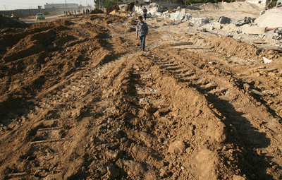 ＜イスラエル軍パレスチナ進攻＞イスラエル軍戦車、ガザ地区へ進攻か - パレスチナ自治区