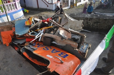 救助ヘリ墜落、乗員8人全員死亡 インドネシア・ジャワ島