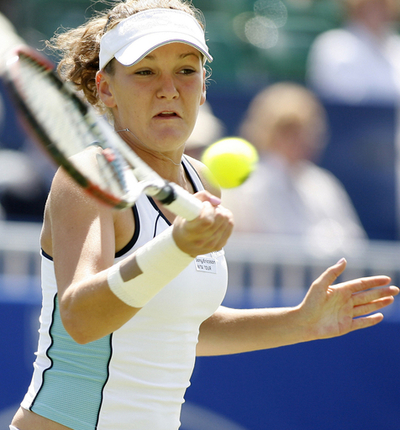 ラドワンスカ ドゥルコを破り準決勝へ