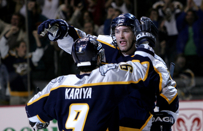 ＜06-07NHL プレーオフ＞プレデターズ ドゥモントの活躍でシャークスに1勝目 - 米国