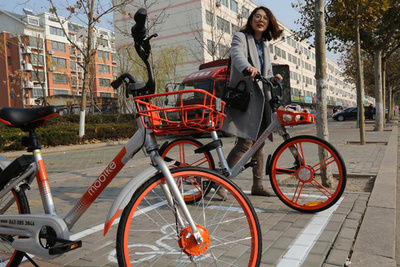 中国・モバイク、利用者の「信用ポイント制」導入 シェア自転車のマナー問題に対応