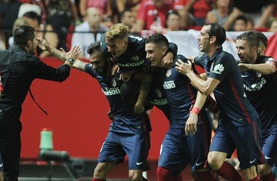 アトレティコがセビージャに快勝、優勝候補の力示す