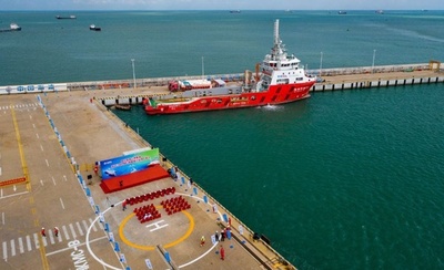 中国初の沿海LNG船舶用充填スタンドステーション、海南省で正式稼働