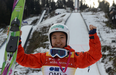 女子ジャンプ界をけん引する17歳、高梨沙羅
