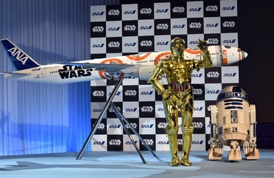 ANAのスター・ウォーズ特別塗装機、発表