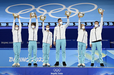 IOC、大会中の実施に否定的 フィギュア団体メダル授与式