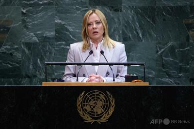 メローニ伊首相、ガザ支援船団に停止要請 和平計画打ち砕く口実にされる恐れ