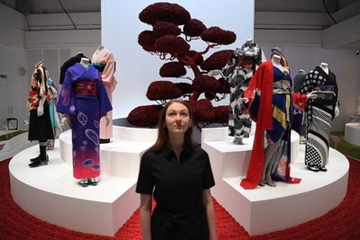 「京都からランウェイへ」 ロンドンで着物展開催中