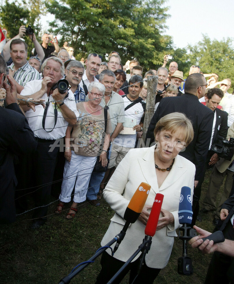 壁崩壊導いた「ピクニック事件」から20年、舞台の街で記念式典