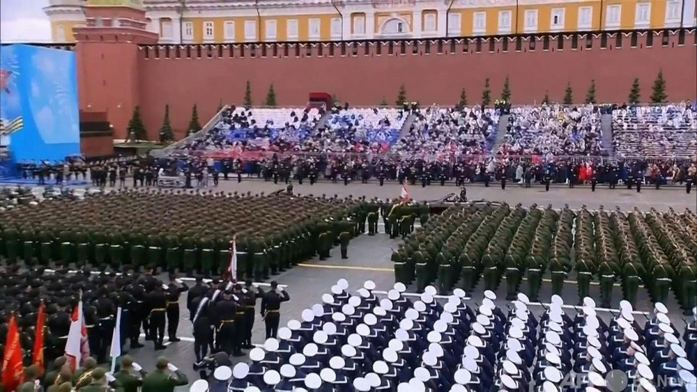 国際ニュース：AFPBB News動画：ロシアで戦勝記念軍事パレード 国益「断固守る」と大統領