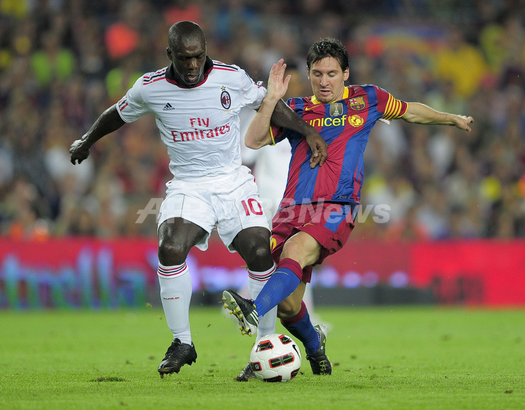 バルセロナ PK戦でミランに勝利、ジョアン・ガンペール杯 写真12枚