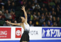 世界フィギュアスケート国別対抗戦、女子フリースケーティング（FS）で3位に入った坂本花織（2018年10月21日撮影、資料写真）。(c)Lindsey Wasson/Getty Images/AFP
