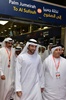 アラブ首長国連邦（UAE）のドバイ（Dubai）で、新しく開業した路面電車（トラム）の開業式に出席する同首長国のハムダン皇太子（Sheikh Hamdan、2014年11月11日撮影）。(c)AFP/HO/MEDIA OFFICE OF SHEIKH MOHAMMAD BIN RASHID AL MAKTOUM