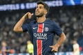 24-25フランス・リーグ1第2節、パリ・サンジェルマン対モンペリエ。ゴールを喜ぶパリ・サンジェルマンのマルコ・アセンシオ（2024年8月23日撮影）。(c)Bertrand GUAY / AFP