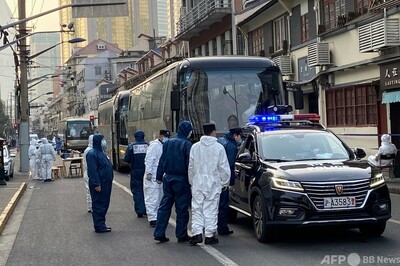 上海中心部でコロナ感染者3人確認、周辺住民を隔離施設に移送