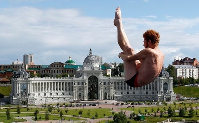 ハントが男子ハイダイビングで悲願の金、 前回大会の雪辱晴らす