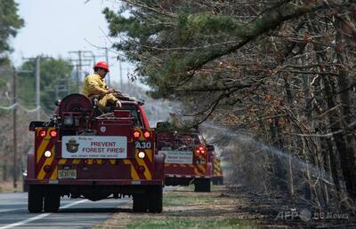 米東部で山火事、60平方キロ焼失 加重放火罪で19歳訴追