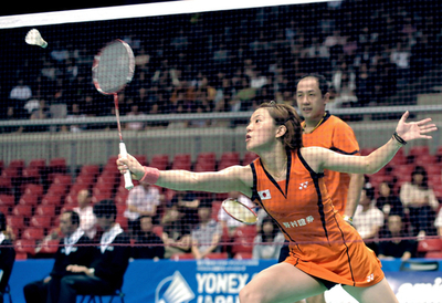 舛田／前田組 大束／末綱組下しヨネックス・オープン準々決勝へ