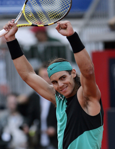 ＜男子テニス マスターズ・シリーズ・ハンブルク大会2007＞ナダル ゴンザレスをストレートで降し準決勝へ - ドイツ