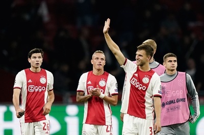 アヤックスが欧州CL白星発進、敗れたリールはファン300人が逮捕される