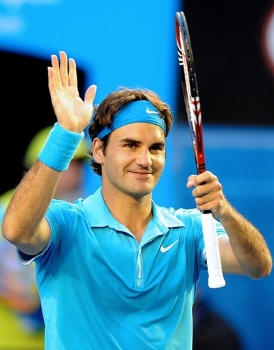 フェデラーが準決勝進出 ダビデンコに逆転勝ち、全豪オープンテニス