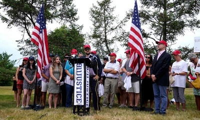 トランプ氏所有コースでリブゴルフ開催、9.11遺族が怒りの声