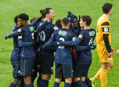 PSG、4部チーム下しフランス杯32強入り決める