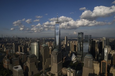 9.11米同時多発攻撃から20年 空撮写真で見る「グラウンド・ゼロ」の今