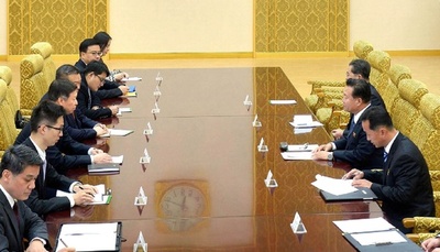 中国特使、北朝鮮ナンバー2と平壌で会談