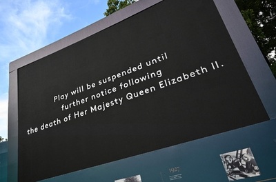 英スポーツ界は競技中止相次ぐ、エリザベス女王死去受け