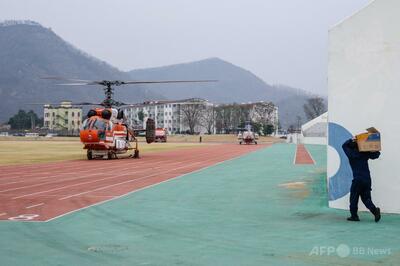 韓国で山火事再燃 消防ヘリを再出動