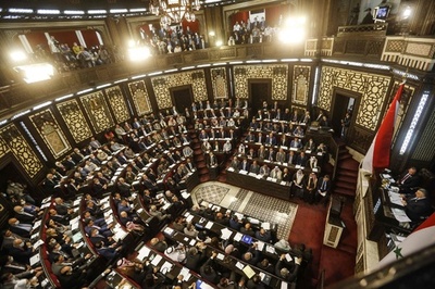 シリア、政府支配地域のみで5月に大統領選