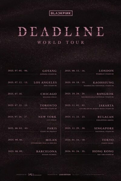 BLACKPINK、アジアツアー追加決定