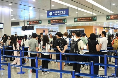 中国の端午節連休 ビザ免除の外国人入国は前年比59.4%増