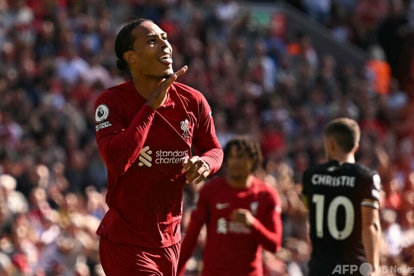 リバプールが9発で今季初白星 マンCはハーランドがハット