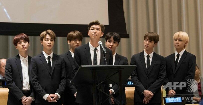 韓国人気グループbtsが国連で演説 自分自身を語ろう 写真6枚 国際ニュース Afpbb News