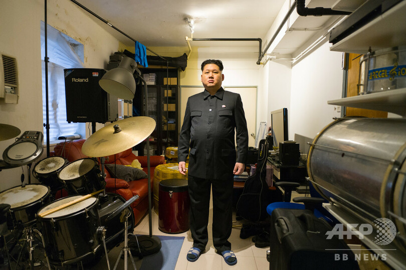 【写真特集】雰囲気はまるで本物、金正恩氏のそっくりさん「ハワードX」
