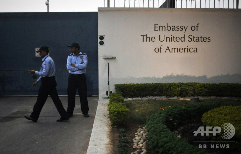 在インド米大使館で5歳女児をレイプか、25歳男を逮捕