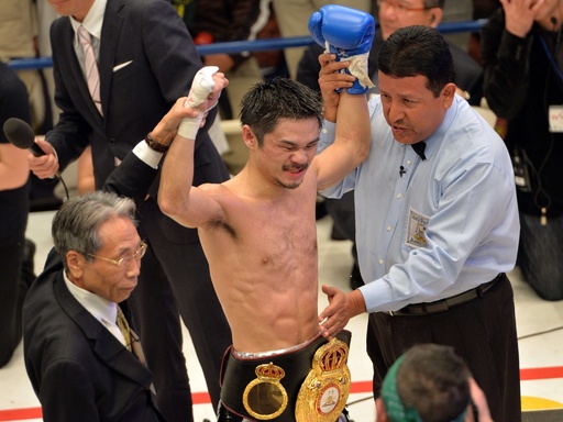 河野がKO勝ちで王座奪還、WBA世界スーパーフライ級 写真10枚 国際