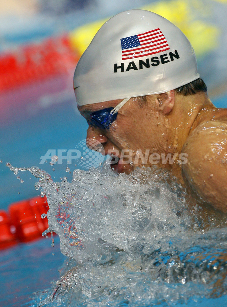 ＜第12回世界水泳選手権＞競泳、ハンセン 予選3位で男子50メートル平泳ぎ準決勝に進出 オーストラリア 写真3枚 国際ニュース：AFPBB