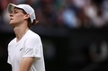 テニス、ウィンブルドン選手権、男子シングルス準々決勝。敗れたヤニック・シナー（2024年7月9日撮影）。(c)HENRY NICHOLLS / AFP
